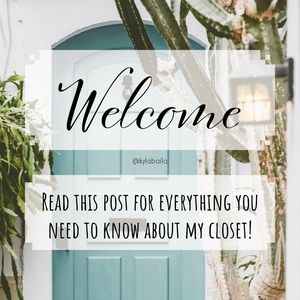 Welcome to my closet!
